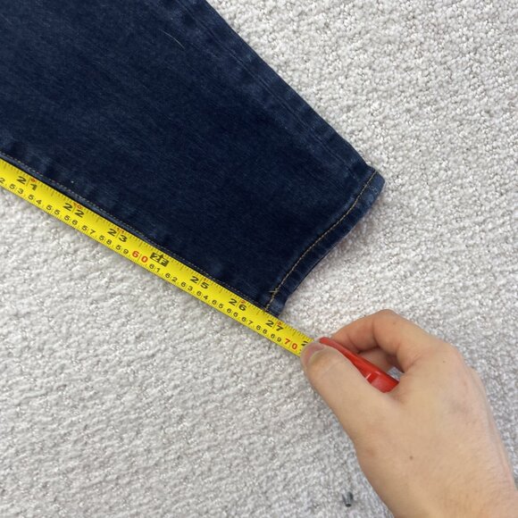 American Eagle Jeans Womens Size 4R Blue Curvy Super High Rise Jegging Stretch - Picture 9 of 13